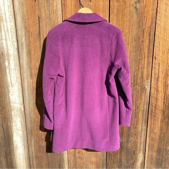 NWT Pendleton Wool Angora Career Compliments Coat; Mid Length; Deep Purple - Picture 2 of 13